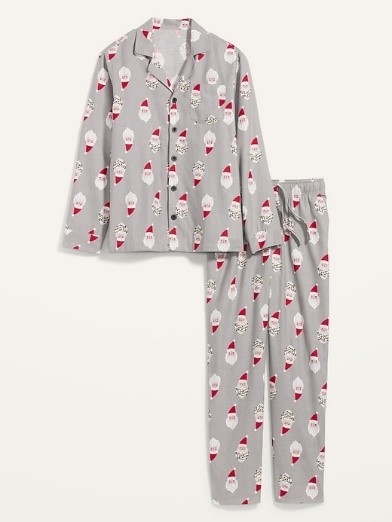 Patterned Flannel Pajama Sets for Men